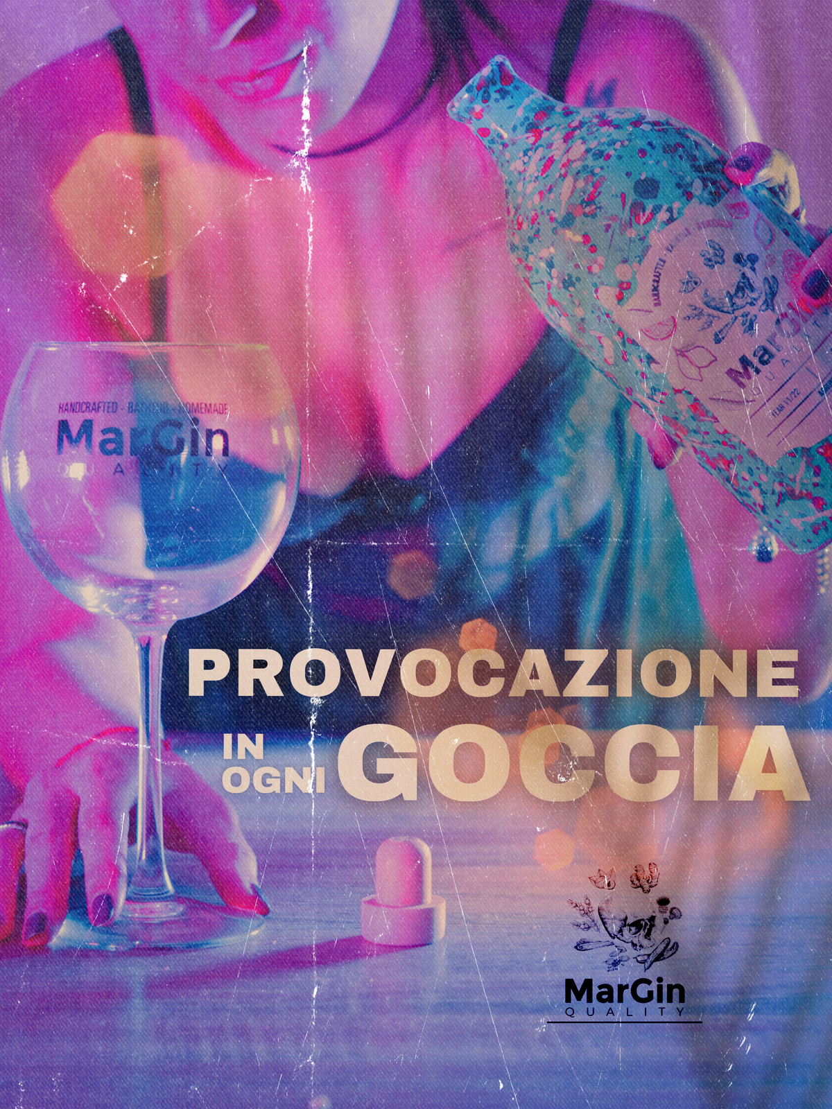Provocazione in Ogni Goccia – Stampa Digitale su Tela Canvas | 40x60 cm Creazione originale di Carlo Piccinno