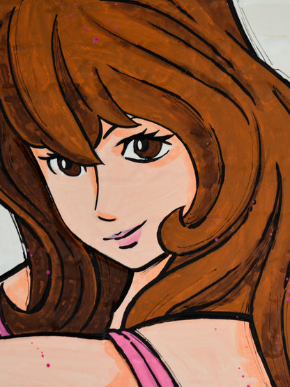 Fujiko – Opera Pop su Carta da Parati 3D | 70x70 cm
