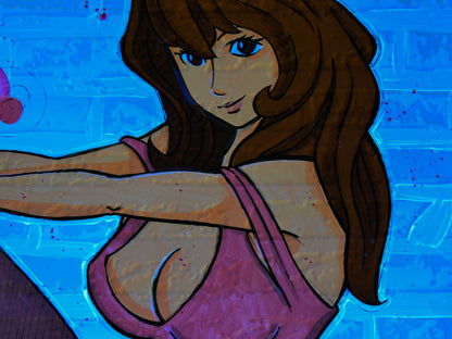 Fujiko – Opera Pop su Carta da Parati 3D | 70x70 cm