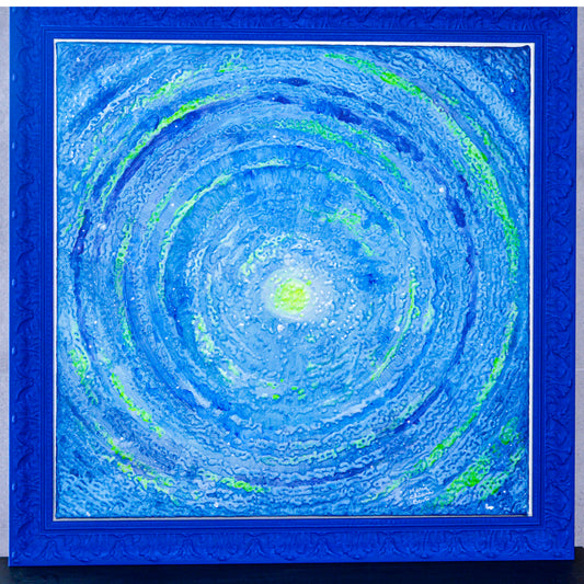 Galassia – Opera Astratta su Carta da Parati 3D | 70x70 cm