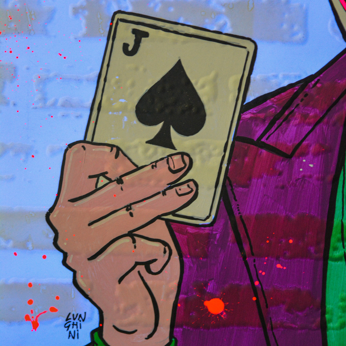 Joker – Opera Pop su Carta da Parati 3D | 70x70 cm