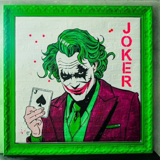 Joker – Opera Pop su Carta da Parati 3D | 70x70 cm