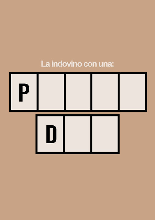 La Indovino con Una – Stampa Digitale su Tela Canvas | 40x60 cm Creazione originale di Nicholas Catozzi