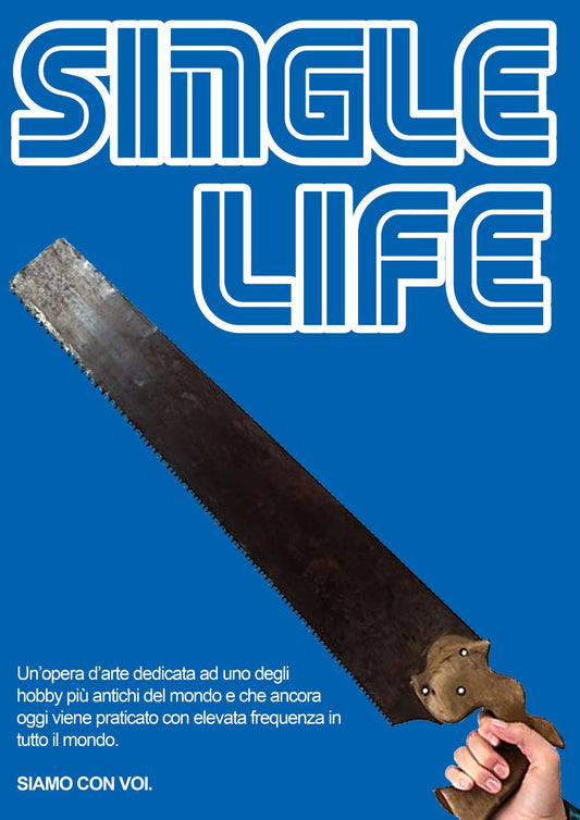 Single Life – Stampa Digitale su Tela Canvas | 40x60 cm Creazione originale di Nicholas Catozzi