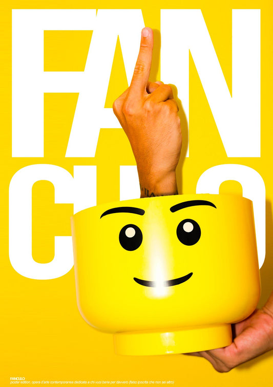 Fanculo – Stampa Digitale su Tela Canvas | 40x60 cm Creazione originale di Nicholas Catozzi